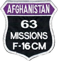 510th Expeditionary Fighter Squadron 63 Missions F-16CM  Operation ENDURING FREEDOM
Italian made.
