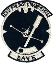 51st Fighter-Interceptor Wing Fighter Instrument & Transition School T-33
For pilots transitioning to the F-86D. Japan made.
