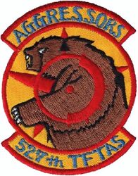 527th Tactical Fighter Training Aggressor Squadron
No space around the HUD retical. Circa 1970s, Korean made.
