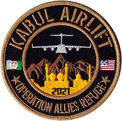 535th Airlift Squadron Operation ALLIES REFUGE 2021
Operation Allies Refuge was a United States military operation to airlift certain at-risk Afghan civilians, particularly interpreters, U.S. embassy employees, and other prospective Special Immigrant Visa applicants from Afghanistan during the final days of the 2001–2021 War in Afghanistan.
