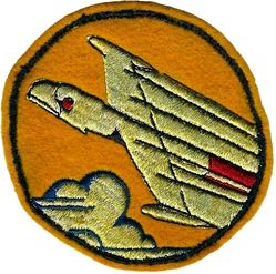 58th Fighter Squadron (Jet)
F-84 era circa 1948, on felt.
