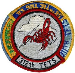 58th Tactical Training Wing Gaggle
Parts of 4 patches sewn together forming a "stacked" gaggle.
