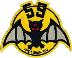 59th Fighter-Interceptor Squadron
Freicudan Du is gaelic for the Black Watch/Black Guard.
Back patch, Japan made.
