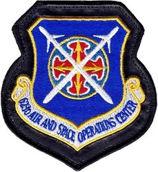 623d Air and Space Operations Center
Sewn to leather.
