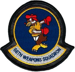 66th Weapons Squadron
Sewn into leather.
