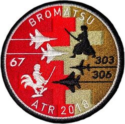 67th Fighter Squadron Exercise AVIATION TRAINING RELOCATION 2018
303 and 306 were JASDF fighter units.
