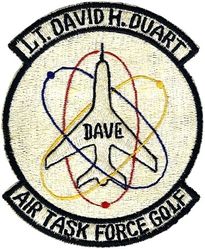 67th Tactical Fighter Squadron Air Task Force Golf
Air Task Force= PACAF's designation for flights in the late 50s to early 60s. F-100 era, Japan made. Later, Dave Duart was a POW in Vietnam. 

