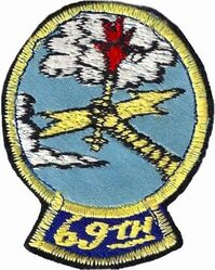 69th Fighter-Bomber Squadron
Hat patch, Korean made circa 1957.
