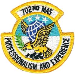 702d Military Airlift Squadron (Associate)
Constituted as the 702d Bombardment Squadron (Heavy) on 20 Mar 1943. Activated on 1 Apr 1943. Redesignated 702d Bombardment Squadron, Heavy on 20 Aug 1943. Inactivated on 12 Sep 1945. Redesignated 702d Bombardment Squadron, Very Heavy on 13 May 1947. Activated in the reserve on 1 Aug 1947. Inactivated on 27 Jun 1949. Redesignated 702d Fighter-Bomber Squadron on 24 Jun 1952. Activated in the reserve on 8 Jul 1952. Inactivated on 1 Jul 1957. Redesignated 702d Troop Carrier Squadron, Medium on 24 Oct 1957. Activated in the reserve on 16 Nov 1957. Redesignated 702d Troop Carrier Squadron (Assault) on 25 Sep 1958. Inactivated on 15 Dec 1965. Redesignated 702d Military Airlift Squadron (Associate) on 3 Dec 1970. Activated on 1 Apr 1971. Redesignated 702d Airlift Squadron (Associate) on 1 Feb 1992; 702d Airlift Squadron on 1 Oct 1994. Inactivated on 1 Mar 2000. Converted to provisional status and redesignated 702d Expeditionary Airlift Squadron on 31 Jul 2011. Inactivated c. 31 Jul 2012.
