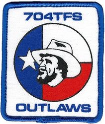 704th Tactical Fighter Squadron
Silkscreened patch.
