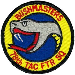 78th Tactical Fighter Squadron 
Small version, UK made.
