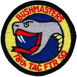 78th Tactical Fighter Squadron 
Small version, UK made. 
