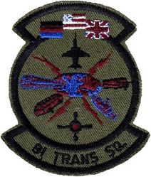81st Transportation Squadron
UK made.
Keywords: subdued