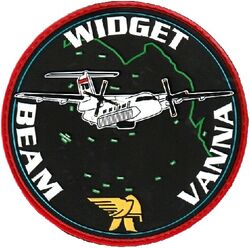 82d Aerial Targets Squadron E-9A
The E-9A Widget provides support for air-to-air weapons system evaluation, development and operational testing. The aircraft has a fixed antenna array that receives and records telemetry from test and drone vehicles flying over the Gulf of Mexico.
Keywords: PVC