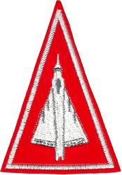 82d Fighter-Interceptor Squadron F-102
Embroidered into vinyl during the 1968 Pueblo Crisis. Korean made.
