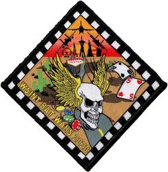 85th Test and Evaluation Squadron Weapons School Integration 2020
Held at Nellis, WSINT is an educational event that exposes students to a series of practical examinations. All examinations must be completed with a passing grade. The examinations test and refine each student’s ability to plan simulated conflict scenarios that will then be executed and evaluated immediately upon its completion. Woven patch.
