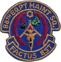 86th Equipment Maintenance Squadron
1980s German made.
Keywords: subdued