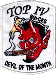 8th Civil Engineer Squadron Top IV Devil of the Month
Korean made.
