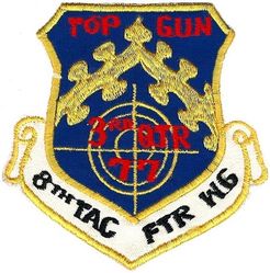 8th Tactical Fighter Wing Top Gun 1977
Korean made.
