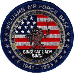 Class 1993-04 Undergraduate Pilot Training
Last class graduated before closure of Williams AFB in 1993.
Keywords: Tasmanian Devil