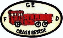 Civil Engineering Fire Department Crash Rescue
Hat patch.
