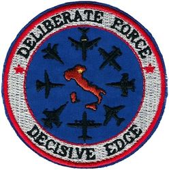 Operation DELIBERATE FORCE Operation DECISIVE EDGE
Generic patch sold at Aviano. Italian made.
