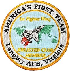 Langley Air Force Base, Virginia Enlisted Club Member
