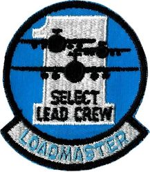 Military Airlift Command C-141 Select Lead Crew Aircraft Loadmaster
Awarded to qualified crews across the command. 
