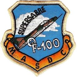 Military Aircraft Storage and Disposition Center QF-100
Worn by the crews responsible for returning stored F-100s to flyable status to be converted into drones. Smaller version, Taiwan made.
