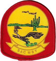 Strategic Air Command Mission Sustainment Team
Silkscreened patch.
Keywords: Roadrunner
