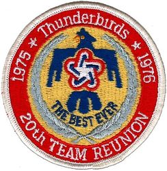 USAF Air Demonstration Squadron (Thunderbirds) Team Reunion 1976

