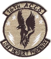 16th Airborne Command and Control Squadron Operation ENDURING FREEDOM
Keywords: desert