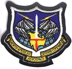 North American Aerospace Defense Command
Sewn to leather.

